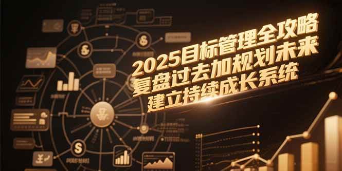 (6.25)2025目标管理全攻略，复盘过去加规划未来，建立持续成长系统