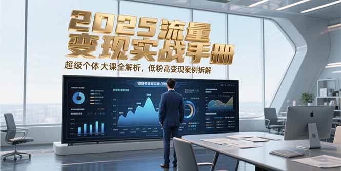 (6.24)2025流量变现实战手册，超级个体大课全解析，低粉高变现案例拆解