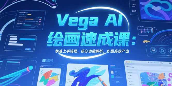 (7.25)Vega AI绘画速成课：快速上手流程，核心功能解析，作品高效产出