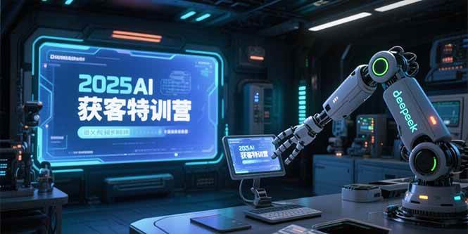 (7.4)2025AI获客特训营，AI图文视频全制作，deepseek工具实操教学