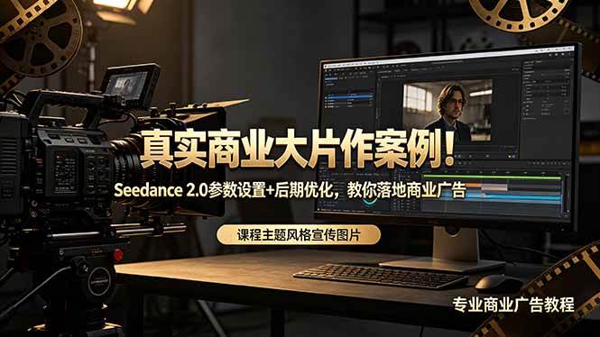 (5.17)真实商业大片作案例！Seedance 2.0参数设置+后期优化，教你落地商业广告